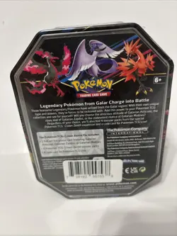 Pokemon TCG Crown Zenith Galarian Articuno Tin 4 Pack - Image 2