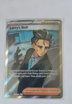 Larry's Skill 139/131 Sv: Prismatic Evolutions Holo Pokemon TCG Playable Card - Image 1
