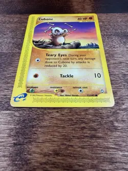 Pokemon Cubone 72/147 Aquapolis Common English 2002 - Image 5