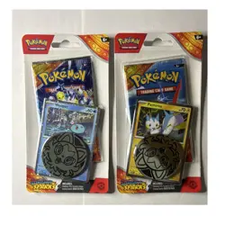 2 Pokemon TCG Scarlet & Violet—Surging Sparks Booster Packs, Promos & Coins - Image 1
