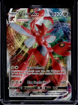 2020 Pokemon SWSH Darkness Ablaze Scizor VMAX #119/189 - Image 1