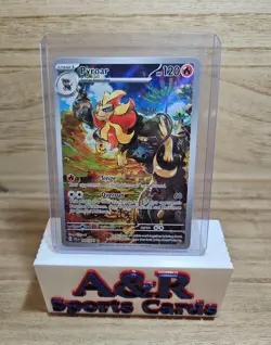 2023 Pokemon - Pyroar 200/193 Paldea Evolved Illustration Rare Full Art SV Holo - Image 1