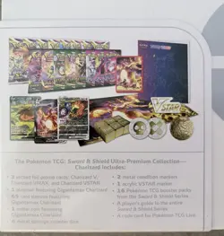 Pokemon Charizard Ultra-Premium Collection Box Set Sword & Shield 3 Promo Cards - Image 3