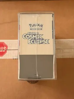 Pokemon TCG Sun & Moon Cosmic Eclipse ETB Sealed w Plastic Display Case *MINT* - Image 2
