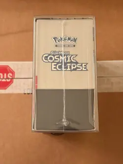 Pokemon TCG Sun & Moon Cosmic Eclipse ETB Sealed w Plastic Display Case *MINT* - Image 4