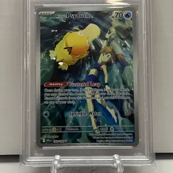 Pokemon TCG Misty's Psyduck Destined Rivals 193/182 Illustration Rare PSA 9 - Image 2