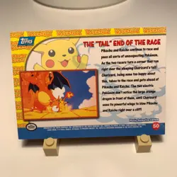 Pokemon TCG The "Tail" End of the Race Pokemon Topps Pikachu's Vacation 50 - Image 2