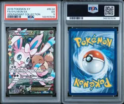 Pokemon Sylveon EX Full Art Holo RC32 Generations Radiant Collection PSA 5 - Image 3