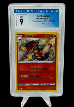 CGC 9 Centiskorch SV019/SV122 HOLO Shining Fates 2021 Pokemon Card Graded Mint - Image 1