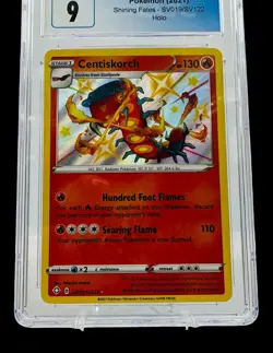 CGC 9 Centiskorch SV019/SV122 HOLO Shining Fates 2021 Pokemon Card Graded Mint - Image 2