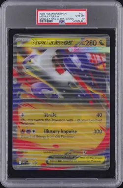 2025 POKEMON MEP MEGA LATIAS EX BOX-JUMBO #011 MEGA LATIAS EX PSA 10 - Image 1