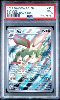 Pokemon Flygon Phantasmal Flames Illustration Rare #101 PSA 9 Mint - Image 1