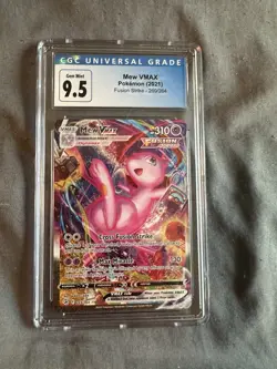 Mew VMAX Secret Alt Art 269/264 2021 Pokemon Fusion Strike Holo CGC 10 Pristine - Image 1