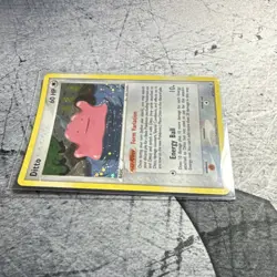 Pokemon TCG Ditto Holo Rare EX FireRed & LeafGreen English 2004 60 HP 4/112 - Image 4