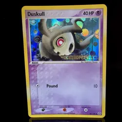 2005 Pokemon Ex Emerald Duskull Reverse Holo #46/106 Stamped - LP - Image 1