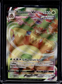 2021 Pokemon SWSH Fusion Strike Rillaboom VM #023/264 - Image 1