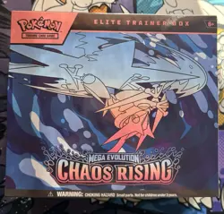 Pokemon Chaos Rising Elite Trainer Box Factory Sealed Elite Trainer Box - Image 1