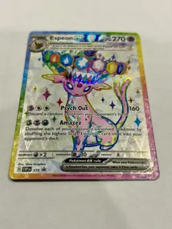 Espeon ex SVP 175 SV: Scarlet & Violet Promo Holo Full Art English 270 HP 2025 - Image 2