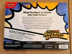 Pokemon TCG Mega Evolution Ascended Heroes Mega Feraligatr EX Box SEALED - Image 2