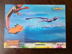 NM! 1999 Topps Pokemon Mewtwo Strikes Back Farewell #39 The 1st Movie Blue Label - Image 1