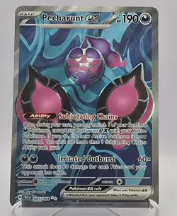 Pecharunt ex 085/064 Full Art Ultra Rare Holo Shrouded Fable Pokemon TCG - Image 1