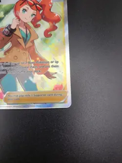 Sonia 192/192 NM Full Art Ultra Rare Sword&Shield Rebel Clash Pokemon TCG - Image 5