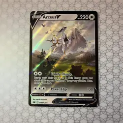 Arceus v SWSH204 Sword & Shield Promo Holo Pokemon TCG NM - Image 1