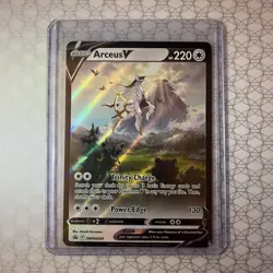 Arceus v SWSH204 Sword & Shield Promo Holo Pokemon TCG NM - Image 3