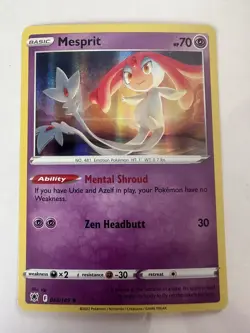 Mesprit 066/189 HOLO Rare - Pokemon TCG: Astral Radiance - NM/M New - Image 1
