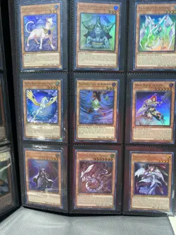 YuGiOh 360 Red Binder Card Collection ALL Holographic NM Cards In Sleeves - Image 2