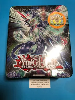 ( GALAXY-EYES PHOTON DRAGON ) - 2011 5D'S Tin - Sealed - Yu-Gi-Oh Solemn Warning - Image 1
