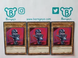 3 Ojama Black,PLAYSET,SGX1,1st Editio,Speed Duel,Common,Yugioh,Barngey's,Singles - Image 1