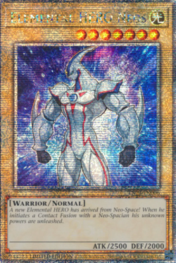 Elemental HERO Neos - TN23-EN006 - Quarter Century Rare 1st - Near Mint YuGiOh - Image 1