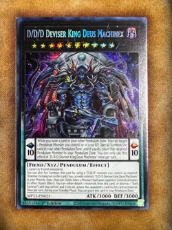 Yugioh D/D/D Deviser King Deus Machinex MP23-EN023 Secret Rare 1st Ed NM - Image 1