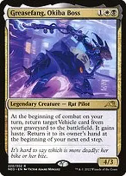 Greasefang, Okiba Boss - Kamigawa: Neon Dynasty | MTG Card - Image 4
