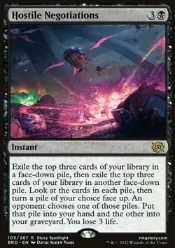 Hostile Negotiations - The Brothers' War | MTG Card - Image 3