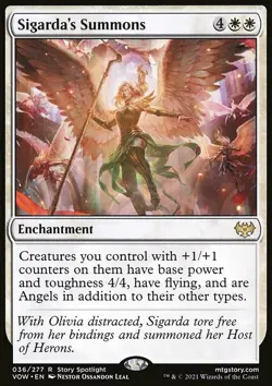 Sigarda's Summons - Innistrad: Crimson Vow | MTG Card - Image 3