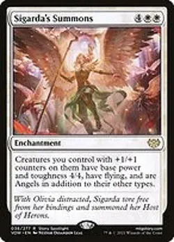 Sigarda's Summons - Innistrad: Crimson Vow | MTG Card - Image 4