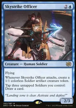 Skystrike Officer - The Brothers' War | MTG Card - Image 3
