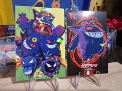 Pokemon Team Rocket Card Database - Mega, VMAX, Gengar Combo - 2 Card Lot - Image 2