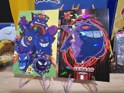Pokemon Team Rocket Card Database - Mega, VMAX, Gengar Combo - 2 Card Lot - Image 3