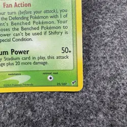 Shiftry 25/107 Deoxys Reverse Holo Stamped Pokemon Card - Image 4