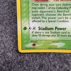 Shiftry 25/107 Deoxys Reverse Holo Stamped Pokemon Card - Image 5