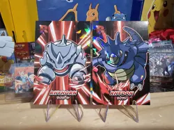 Pokemon Team Rocket Card Database - Rhyhorn & Rhydon Combo Lot- 2 Card Lot - Image 1