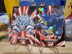 Pokemon Team Rocket Card Database - Rhyhorn & Rhydon Combo Lot- 2 Card Lot - Image 3