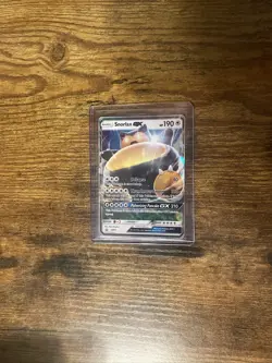 Pokemon Snorlax GX SM05 SM Promos Holo 2016 Card Mint Condition - Image 1