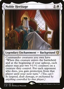 Noble Heritage - Commander Legends: Battle for Baldur's Gate | MTG Card - Image 2