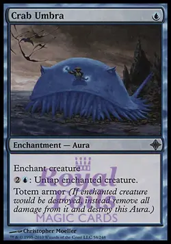 Crab Umbra 1x FOIL ROE MTG Rise of Eldrazi Uncommon MINT blue - Image 1