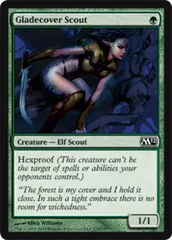 Gladecover Scout - Light Play MTG Magic 2012 Core Set - Image 1