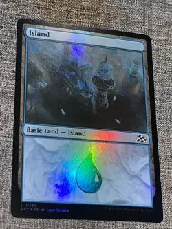 Island (0282) #282 (Foil) (NM) Aetherdrift DFT Magic MTG - Image 1